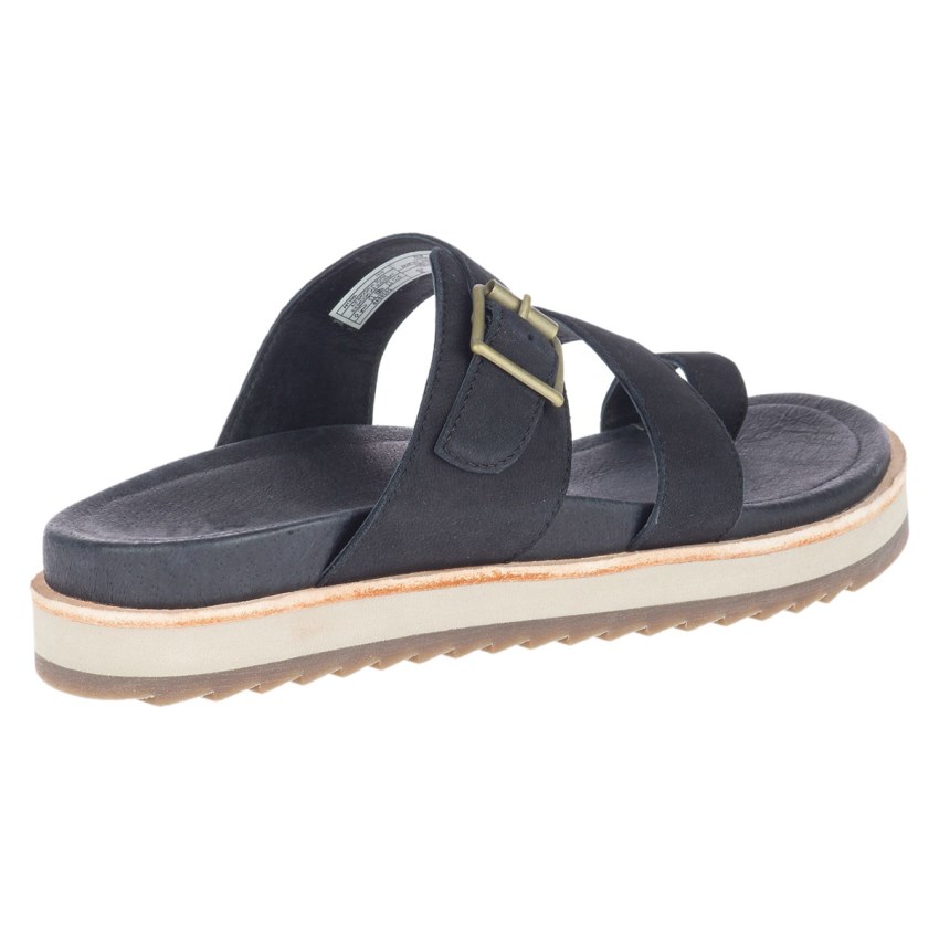 Claquette Merrell Juno Buckle Noir Femme | W.J.BDHS